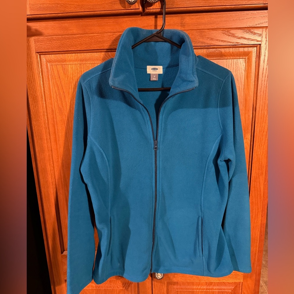 Women's Blue Fleece Jacket Old Navy